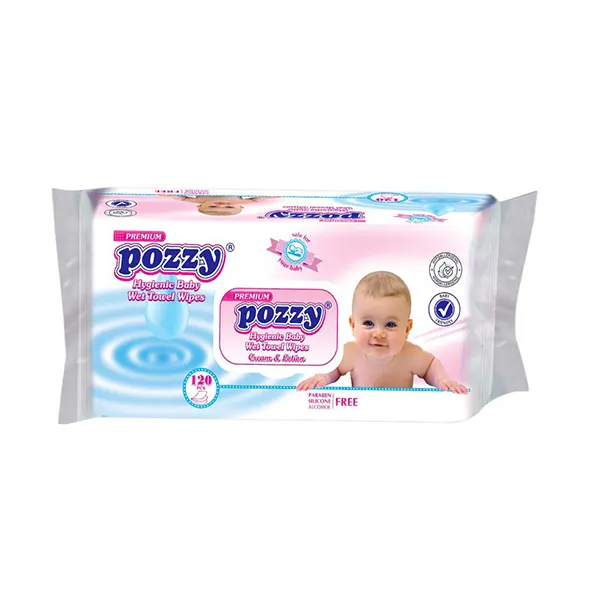 pozzy wet wipes 120pcs