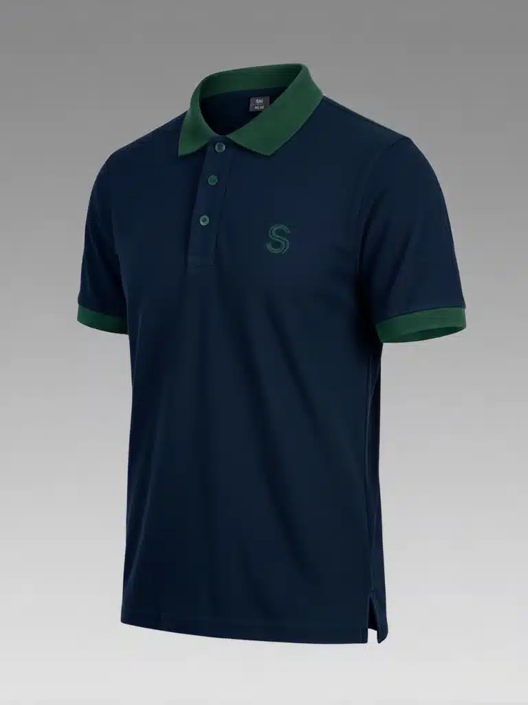 navy blue polo