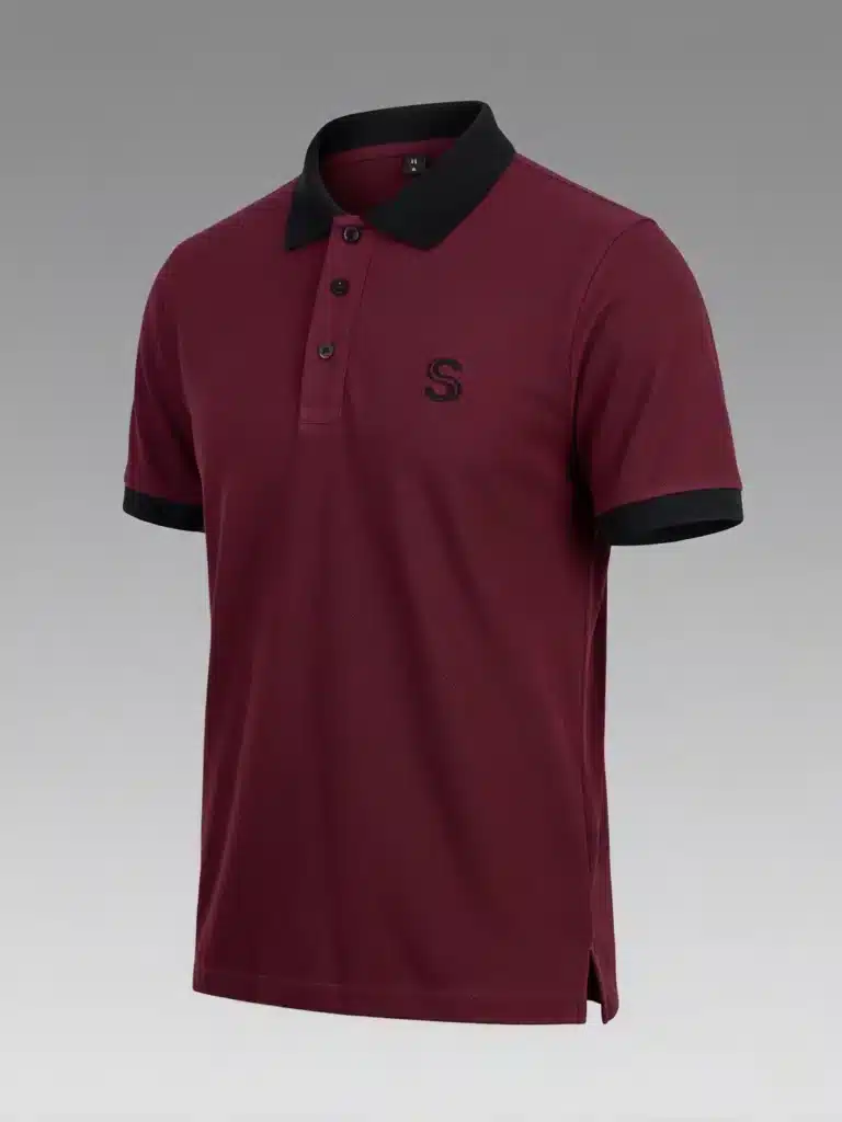 maroon polo